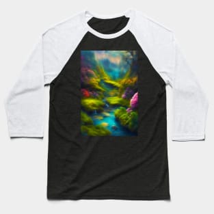 A Landscape in a Fantasy World Baseball T-Shirt